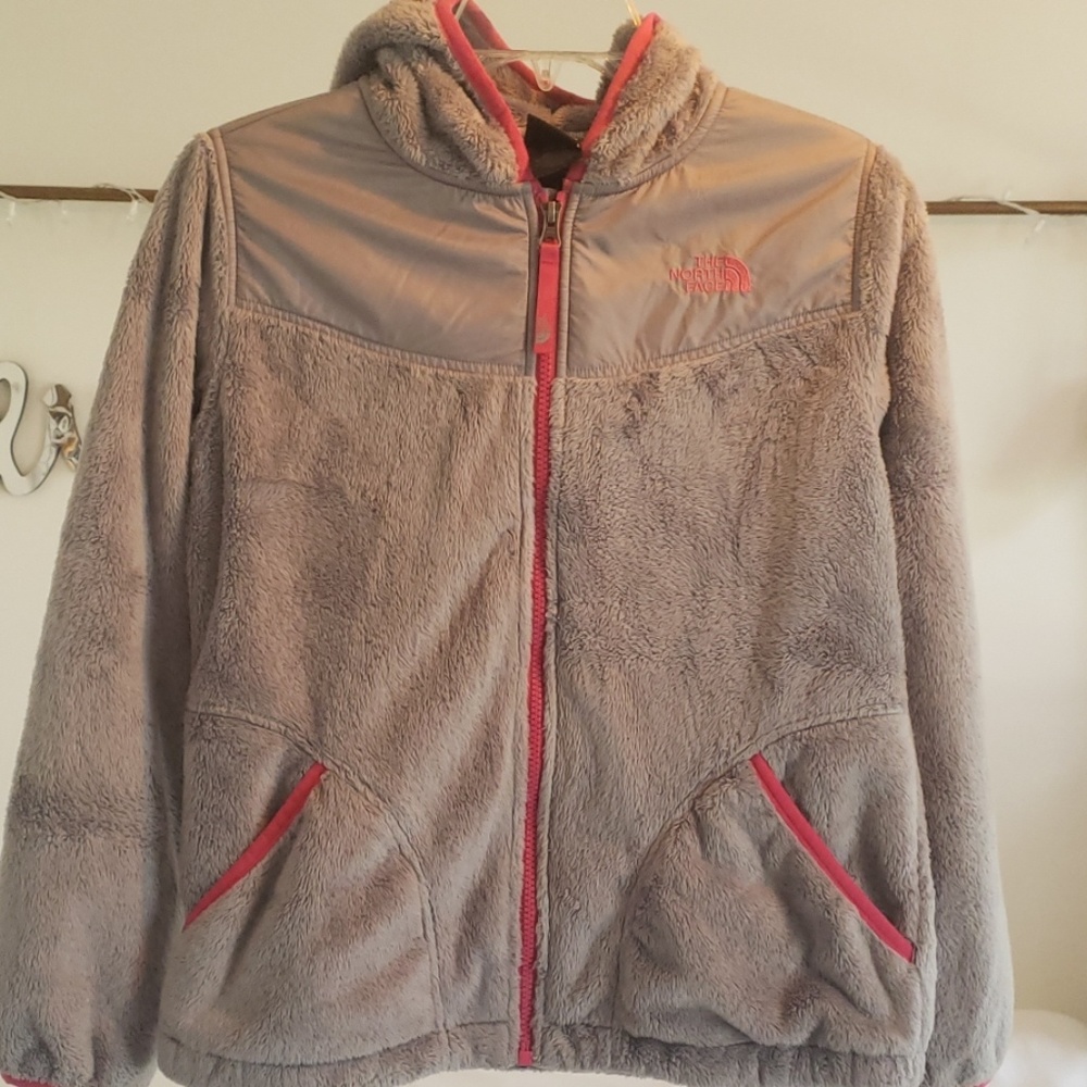NORTH FACE GREY FLEECE JACKET